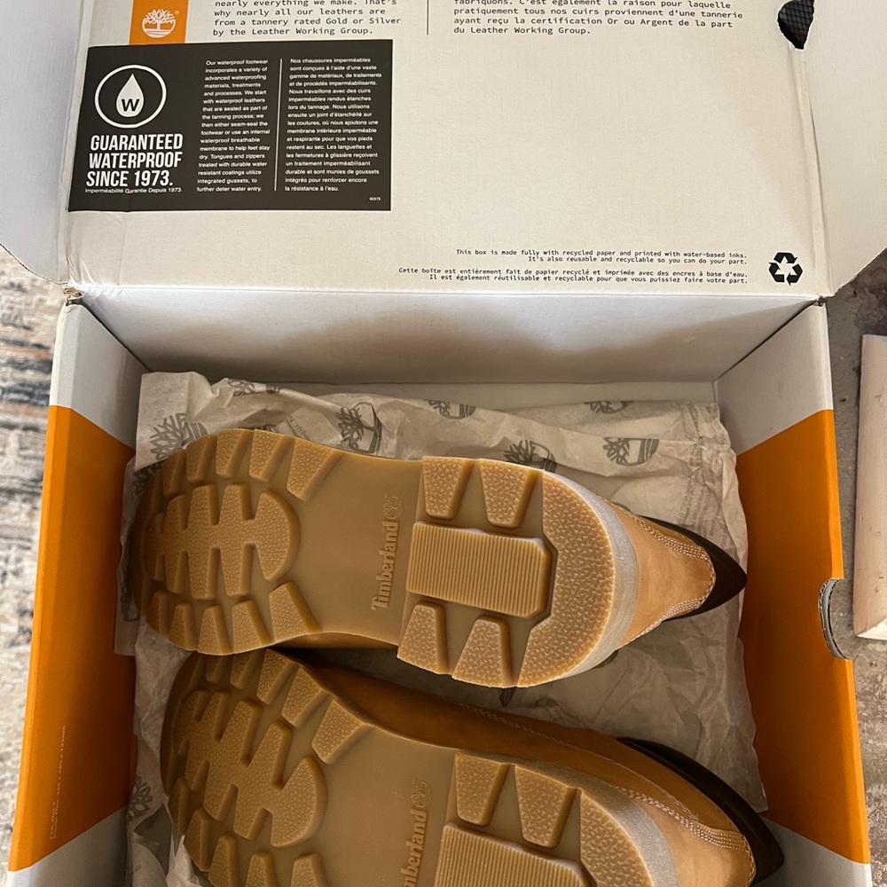 Timberland Tan Tactical Boots with Nubuck Leather - Picture 4 of 7